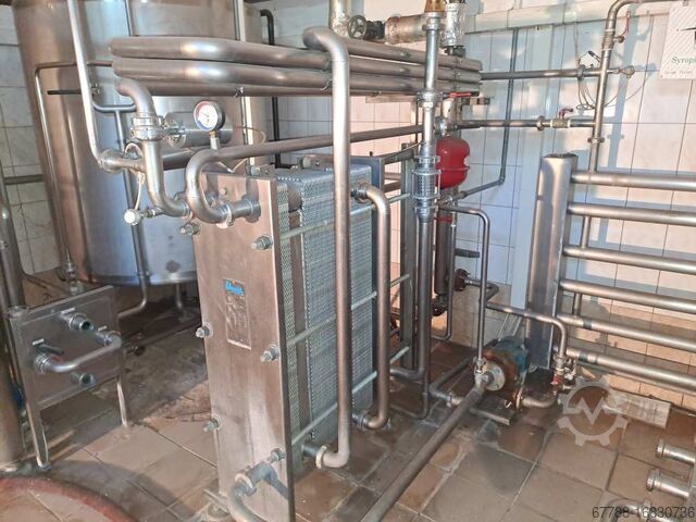Siropeninstallatie + pasteuriseerder OST/WEST Q3000l/h Schmidt SIGMA MK 27