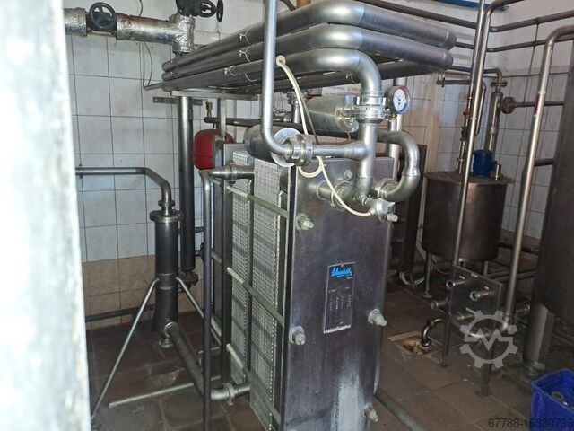 Siropeninstallatie + pasteuriseerder OST/WEST Q3000l/h Schmidt SIGMA MK 27