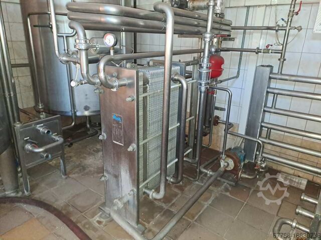 Siropeninstallatie + pasteuriseerder OST/WEST Q3000l/h Schmidt SIGMA MK 27