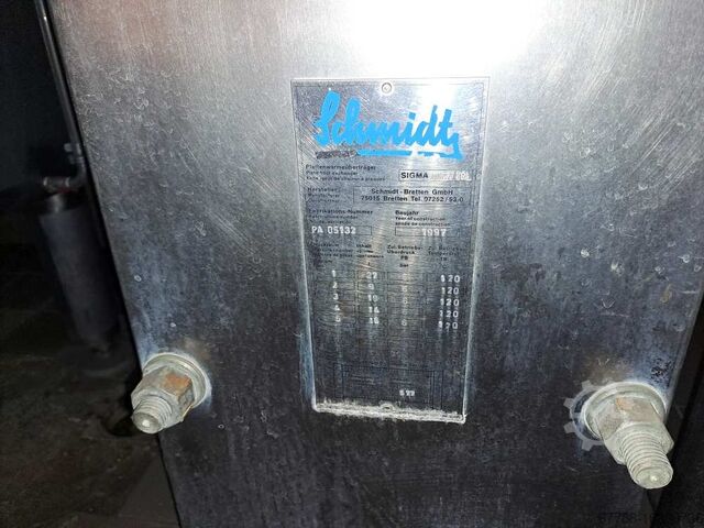 Siropeninstallatie + pasteuriseerder OST/WEST Q3000l/h Schmidt SIGMA MK 27