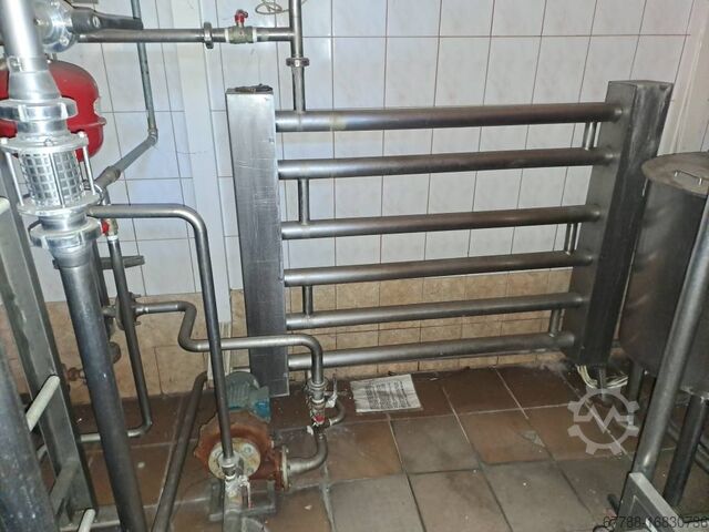 Siropeninstallatie + pasteuriseerder OST/WEST Q3000l/h Schmidt SIGMA MK 27