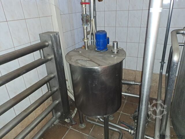 Siropeninstallatie + pasteuriseerder OST/WEST Q3000l/h Schmidt SIGMA MK 27