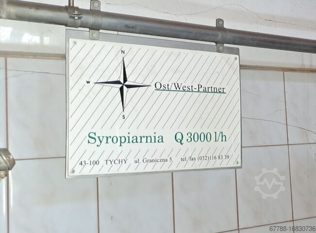 Siropeninstallatie + pasteuriseerder OST/WEST Q3000l/h Schmidt SIGMA MK 27