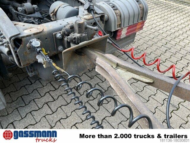 Tankoplegger Feldbinder EUT 31.2 Silo-Anhänger, ca. 31m³, 4x Domdeckel