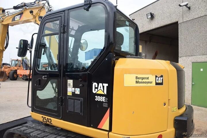 Mini excavator Caterpillar 308 E2CR - CW10 - snelwisselsysteem – extra fun...
