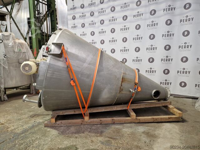 3.125 Liter Hosokawa Modell 35-MSC-44 Edelstahl-Nauta-Mischer - Doppel-Schnecke HOSOKAWA 35-MSC-44