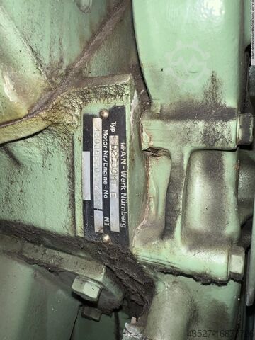 Generatorset MAN + SIEMENS Stromerzeuger 10 Zylinder