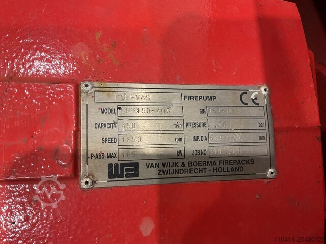 Diesel engine water pump Sprinklerpomp waterpomp WB862-D10