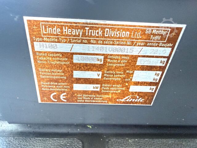 UVV 08/27 3.+4.Ventil Elektro 3.410 h Linde H 100D
