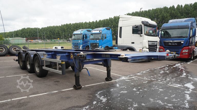 Transporte de contenedores Burg 30 ft container transport trailer