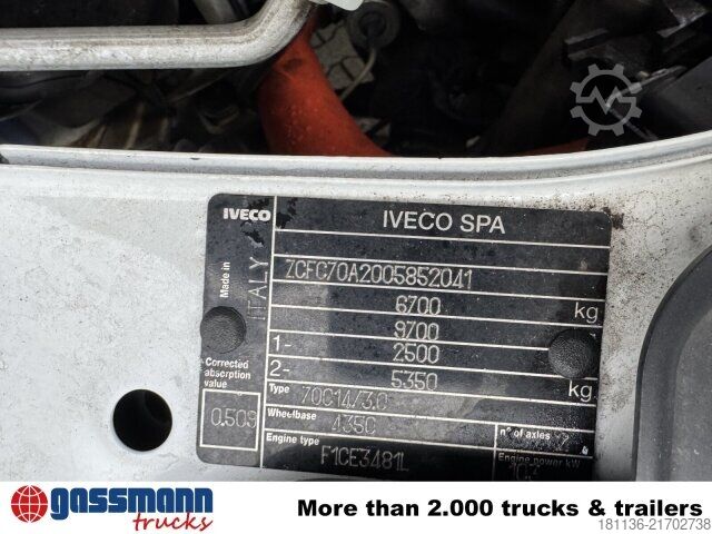 Pojazd hakowy Telehoist Iveco Daily 70C14D 4x2 Doka, EEV, City-Abroller