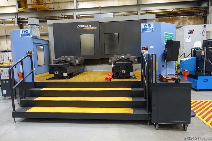 Centre d’usinage horizontal à double palette pour usage intensif Doosan HM1000