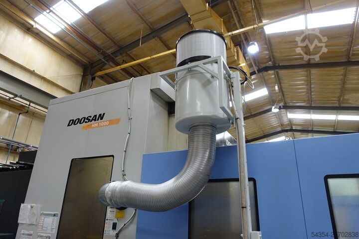 Centre d’usinage horizontal à double palette pour usage intensif Doosan HM1000