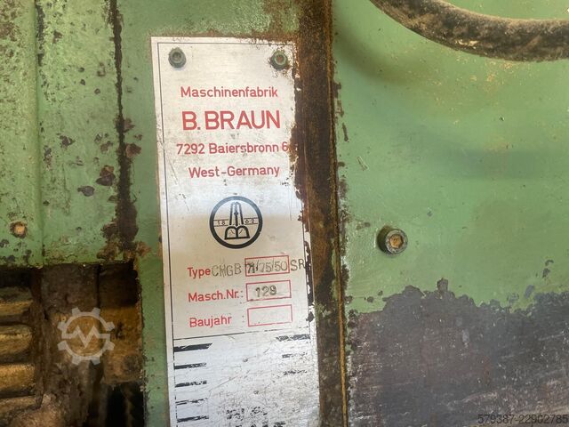 Scierie complète (stationnaire) Braun Vollgatter CHGB 71/75