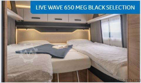 Félintegrált lakóautó Knaus L!VE WAVE 650 MEG Black Selection *TraumMobil*Automatik*Schwarz*
