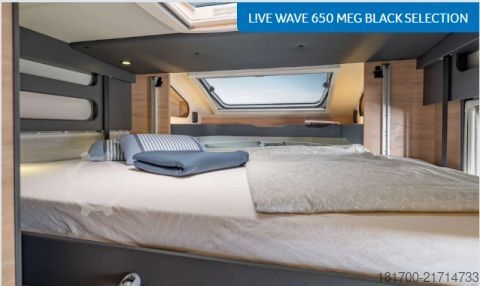 Félintegrált lakóautó Knaus L!VE WAVE 650 MEG Black Selection *TraumMobil*Automatik*Schwarz*