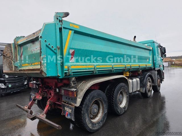 Tipper truck MERCEDES-BENZ Actros 3544 4144 / EPS / 8X4 / Meiller BORDMATIK