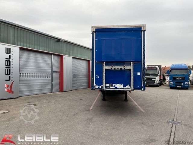 Semi-reboque aberto com lona SOMMER SP24*Mega*Verzinkt*SAF-Achsen*Hubdach*