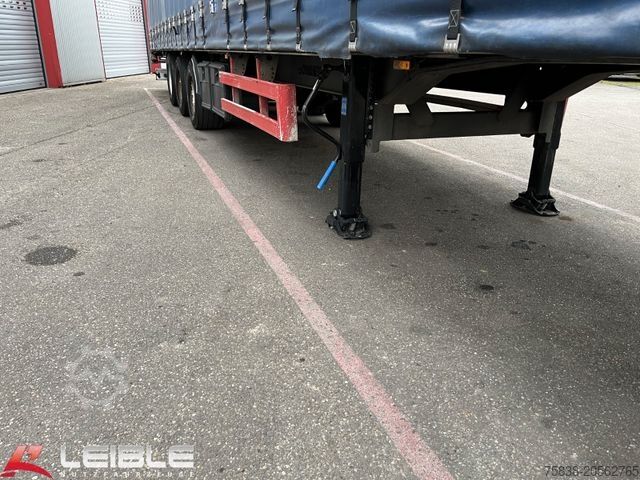 Semi-reboque aberto com lona SOMMER SP24*Mega*Verzinkt*SAF-Achsen*Hubdach*
