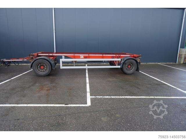 Other GS Meppel 2 AXLE 20FT CONTAINER TRANSPORT TRAILER