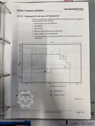CNC Draaibank Gildemeister CTX 420 linear V6