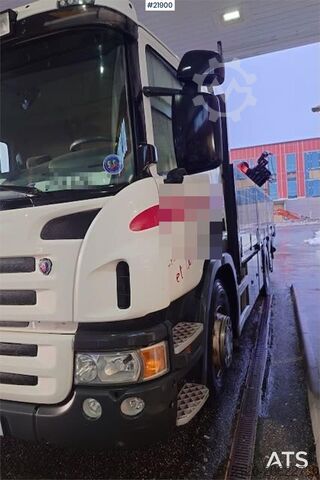 Ciężarówka z dźwigiem Scania P400 crane truck w/ 2017 Palfinger PK-19.001 crane