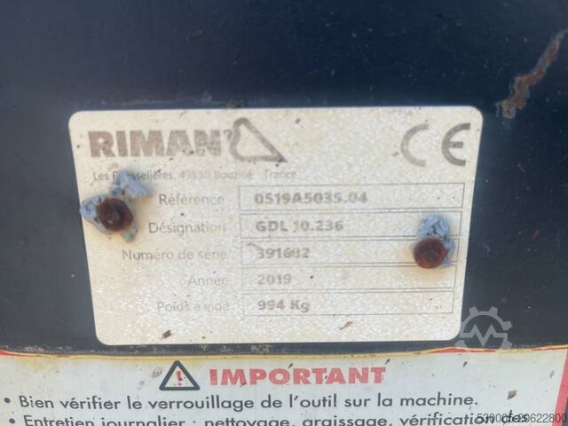 Łopata Riman HYDRAULIC FRONT BUCKET FOR JCB 3CX