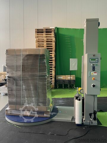 Halvautomatisk palleomvikler Drehteller / StretchWickler KVK 1 Economic