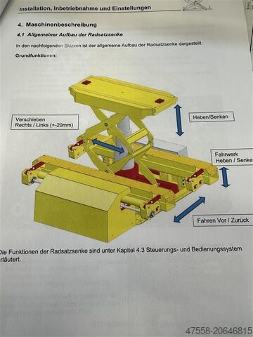 Lyftplattform Büter Hebetechnik RSW 250-12