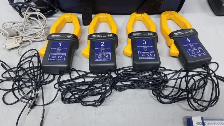 Medidor de potência trifásico, medição de corrente, tensão e potência, medições de longa duração, me BEHA UNITEST Power Analyzer 93555