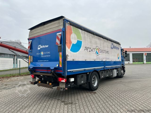 Plattewagen met zeil SCANIA G 280 / LBW / Pritsche 7,3 m / 1 x Liege