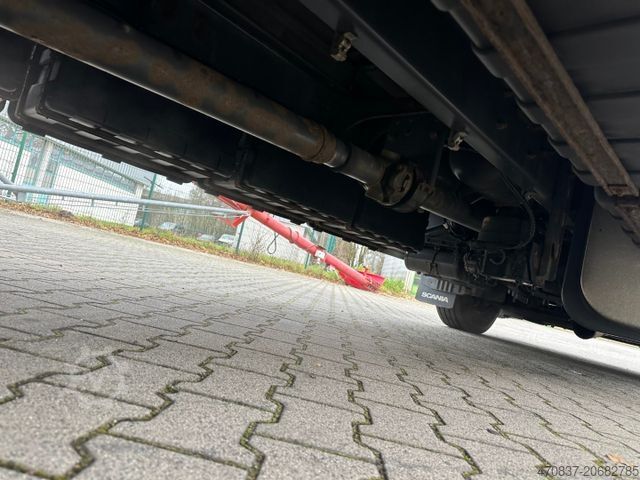 Plattewagen met zeil SCANIA G 280 / LBW / Pritsche 7,3 m / 1 x Liege