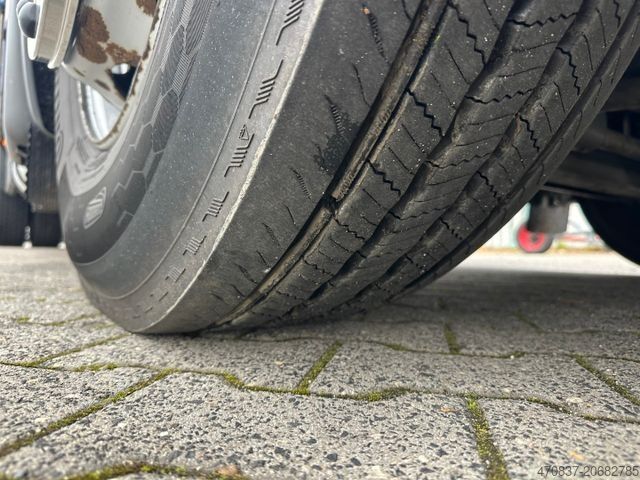 Plattewagen met zeil SCANIA G 280 / LBW / Pritsche 7,3 m / 1 x Liege