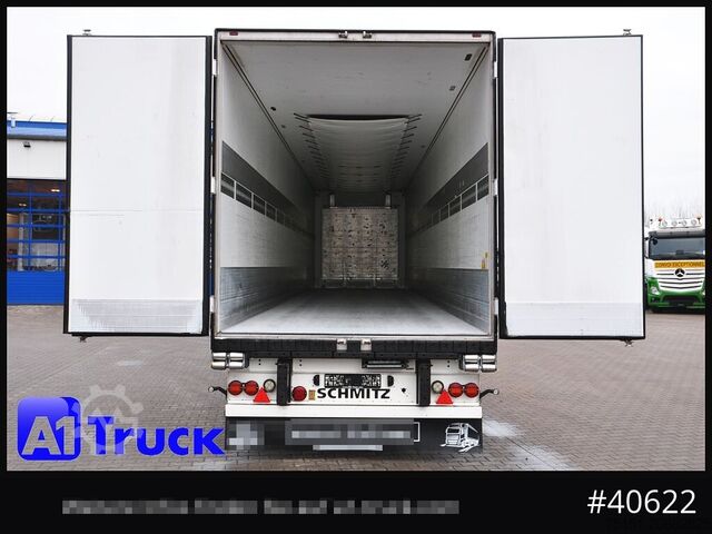 Semi-remorque frigorifique SCHMITZ SKO FP45, Blumenbreite, Carrier 1950.