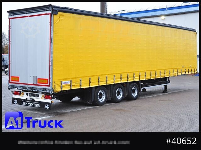 Ανοιχτό ημιρυμουλκούμενο με μουσαμά SCHMITZ SCB 24, Mega, Varios