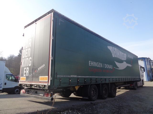 Ημιρυμουλκούμενο KÖGEL S24-1 Mega 435/50 R19,5 Liftachse SAF