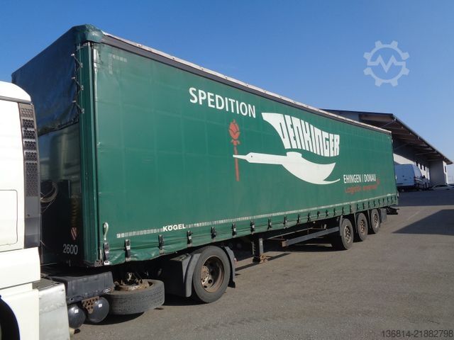 Ημιρυμουλκούμενο KÖGEL S24-1 Mega 435/50 R19,5 Liftachse SAF