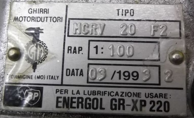 Redüktörlü motor 0,37 kW 14 devir/dakika Seipee ZK71B-4