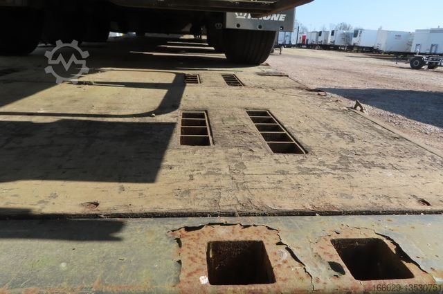 Açık yarı römork KRONE Stahlmattenauflieger mit Bordwände