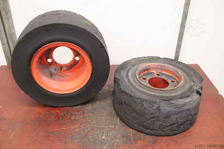 Massieve rubberen banden 2 stuks Continental Super Elastic 23x9-10