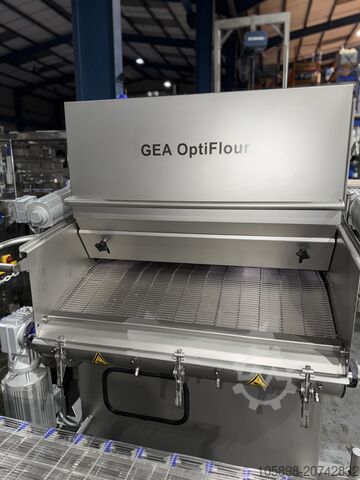 Předprašovač šířky 1 m - téměř nový GEA OPF 1000. OptiFlour 1000