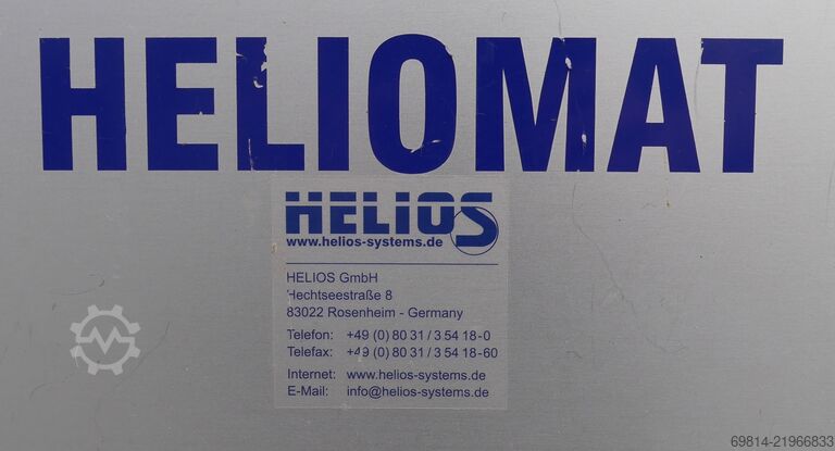 Essiccatore per porzioni / Stazione di pre-essiccazione Helios Heliomat 6K