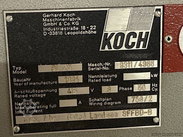 Timber rail machining line Koch