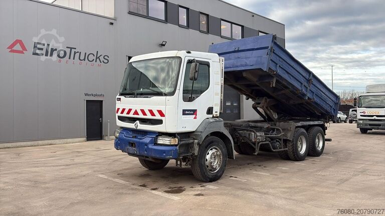 3-way tipper Renault Kerax 320 (BOITE MANUELLE / LAMES / GRAND PONT ...