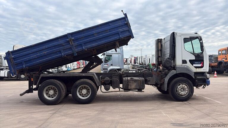 3-way tipper Renault Kerax 320 (BOITE MANUELLE / LAMES / GRAND PONT ...