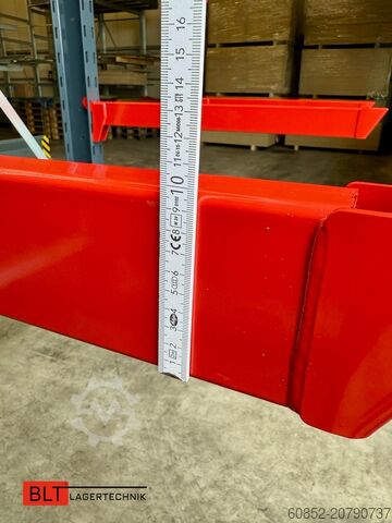 Cantilever racking, heavy-duty racking for long goods ca. 4 lfm. Kragarmregal H: 400cm ,Fuß +3 650 kg Belastung pro Arm , Langgutregal