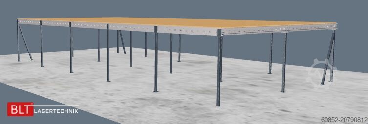 Opbevaringsplatform 10x20m Lagerbühne , Belastung : 500kg/qm Unterkante: 3m ,ca. 200qm , Systembühne