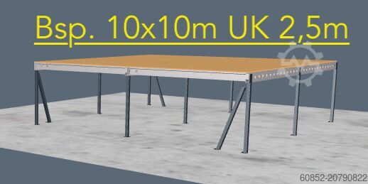 Opbevaringsplatform Lagerbühne auf Wunschmaß ! Traglast 250 - 1000 kg/qm