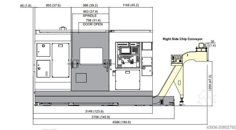 CNC Lathe with y-axis HYUNDAI - LM1800TT HYUNDAI LM1800TTSY