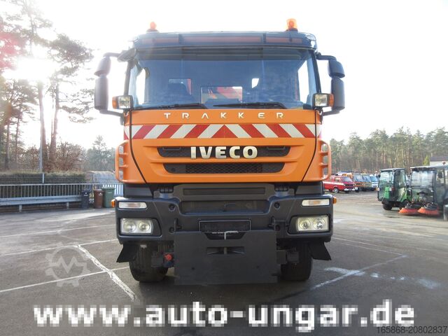 Driezijdige kipper Iveco Trakker 360 Kipper Allrad 4x4 Kran Palfi
